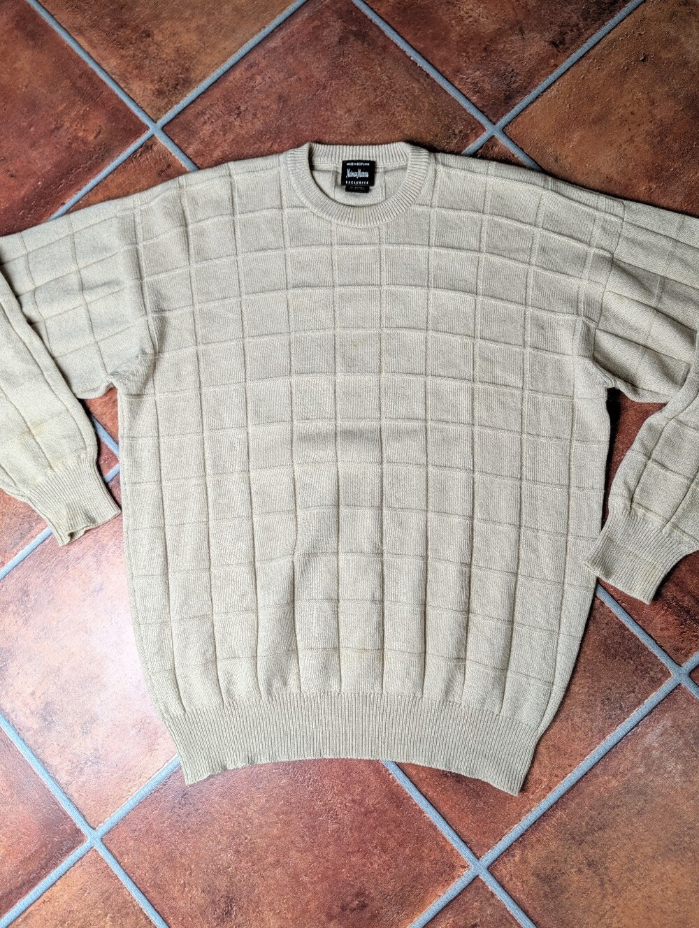 Neiman Marcus Scottish Cashmere Men's Knit Crewneck Sweater